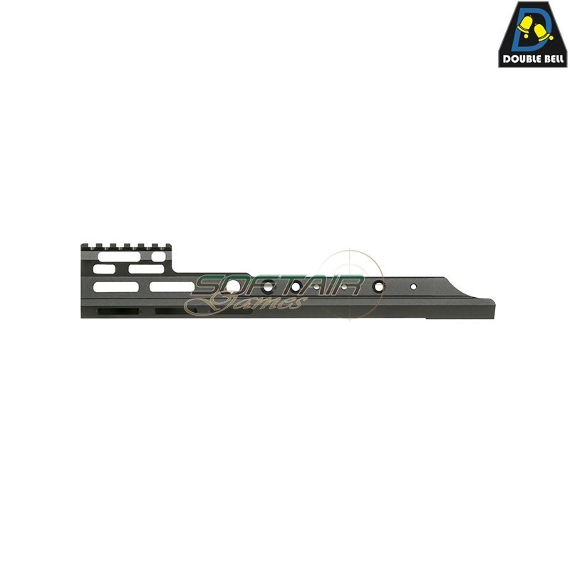 Handguard Rail LC 5" Scar-H BLACK Double Bell (db-s-12-bk)