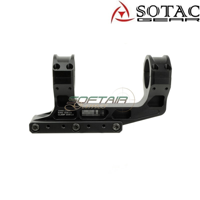 Mount per ottica UNT. style 1.93" BLACK Sotac (sg-dh-0566-bk)