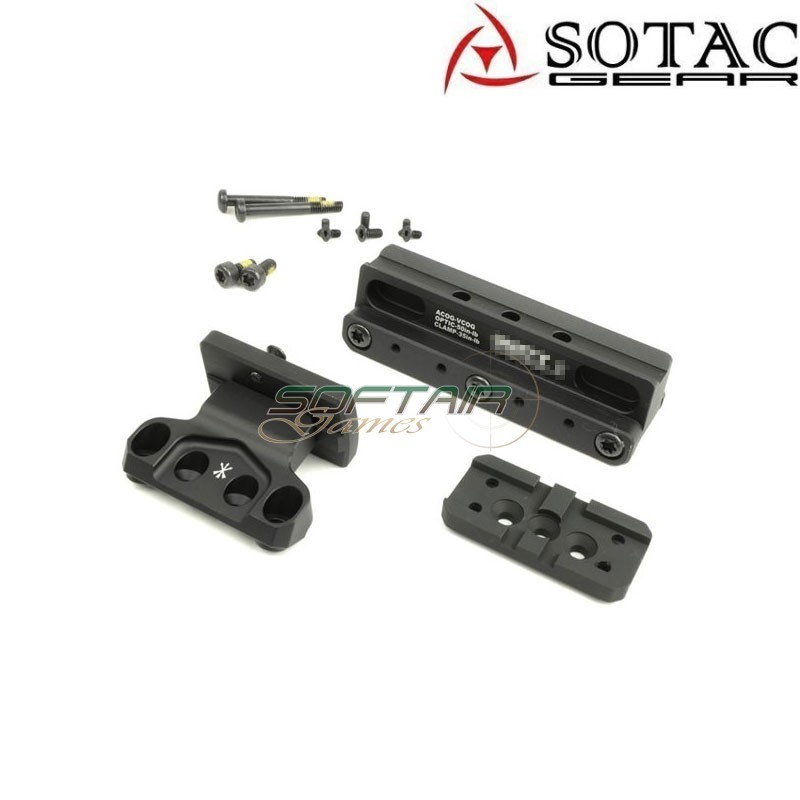 UNT. style COG Scope Mount and mount RMR BLACK Sotac (sg-dh-0563-bk)