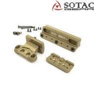 UNT. style COG Scope Mount and mount RMR DARK EARTH Sotac (sg-dh-0563-de)