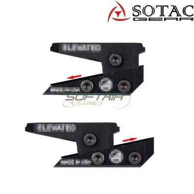 Mount slide Ele. style NERO per T1/T2/RMR/MRO Sotac (sg-jq-056-bk)
