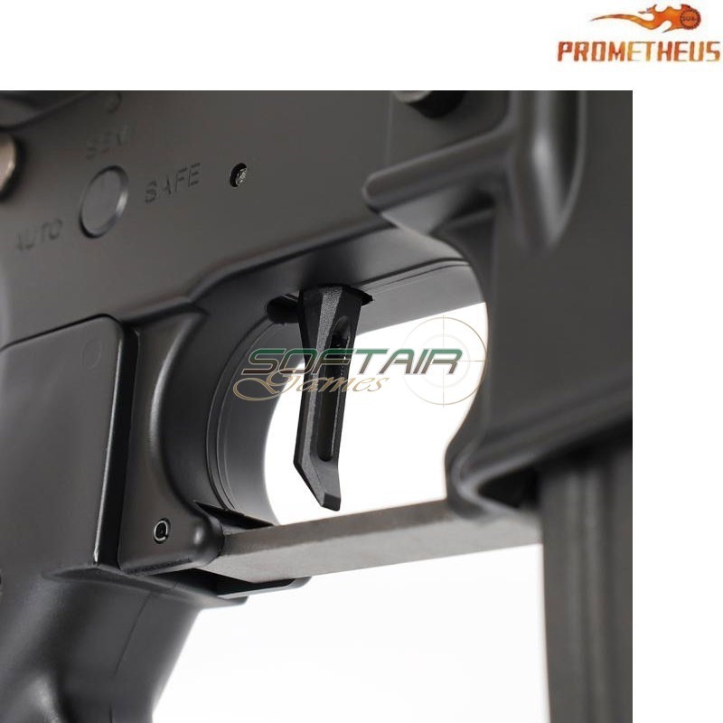 Grilletto custom BLACK regolabile per TM M4 AEG / Krytac V2 Prometheus (pr-184221)