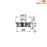 Boccole Cuscinettate multi fit da 8mm Prometheus (pr-167743)