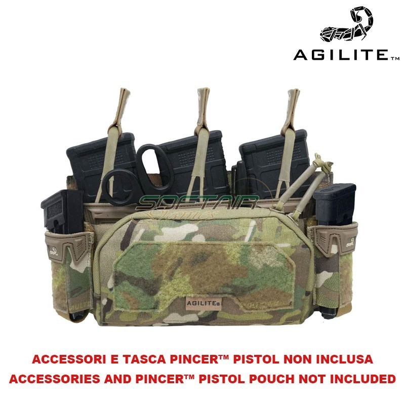 Tasca Admin 2nd Layer PINCER™ PLACARD MULTICAM Agilite (8162mtc1sz)