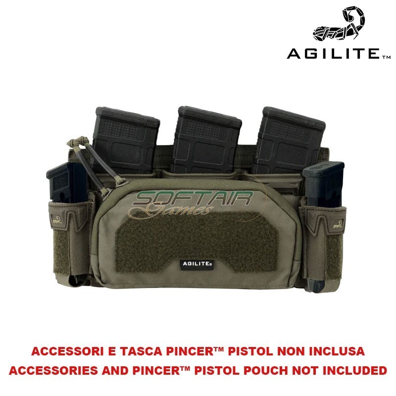 Tasca Admin 2nd Layer PINCER™ PLACARD RANGER GREEN Agilite (8162rng1sz)