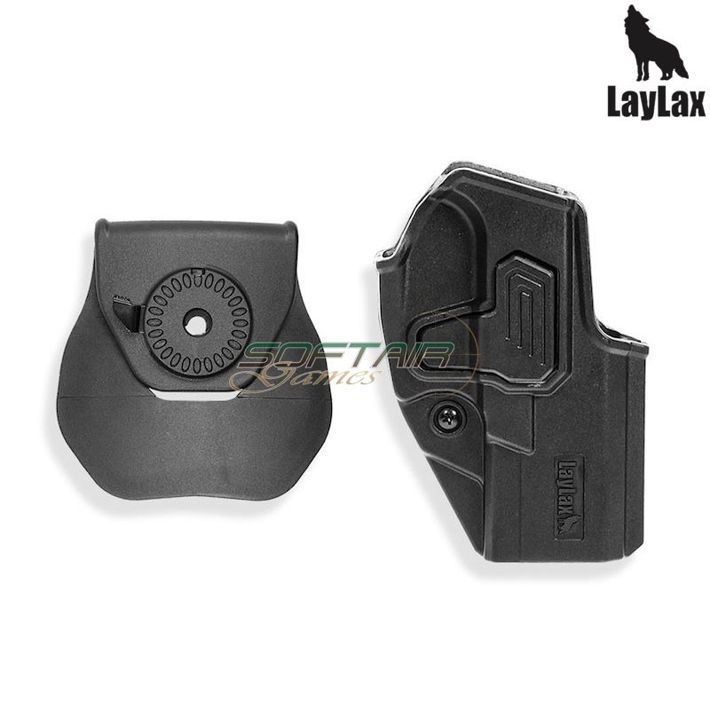 Rigid Holster CQC Battle Style BLACK for MK23 Laylax (la-171511)
