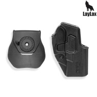 Fondina rigida CQC Battle Style BLACK per MK23 Laylax (la-171511)