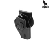 Rigid Holster CQC Battle Style BLACK for MK23 Laylax (la-171511)