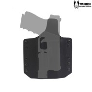 Ares kydex holster BLACK for Glock 17/19 TLR-1/TLR-2 Warrior Assault Systems (w-eo-ahg17-tlr-blk)