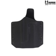 Ares kydex holster BLACK for Glock 17/19 TLR-1/TLR-2 Warrior Assault Systems (w-eo-ahg17-tlr-blk)
