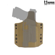 Ares kydex fondina COYOTE TAN per Glock 17/19 TLR-1/TLR-2 Warrior Assault Systems (w-eo-ahg17-tlr-ct)