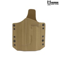 Ares kydex holster COYOTE TAN for Glock 17/19 TLR-1/TLR-2 Warrior Assault Systems (w-eo-ahg17-tlr-ct)