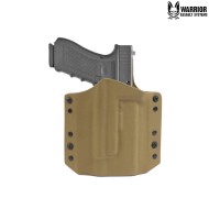 Ares kydex fondina COYOTE TAN per Glock 17/19 TLR-1/TLR-2 Warrior Assault Systems (w-eo-ahg17-tlr-ct)