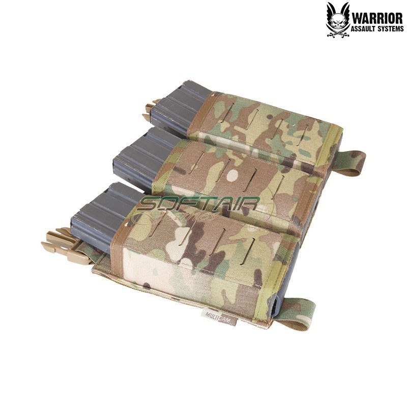 Laser cut pannello detachable tripla Snap Mag 5.56 MULTICAM® Warrior Assault Systems (w-lc-dfp-tsmp-mc)