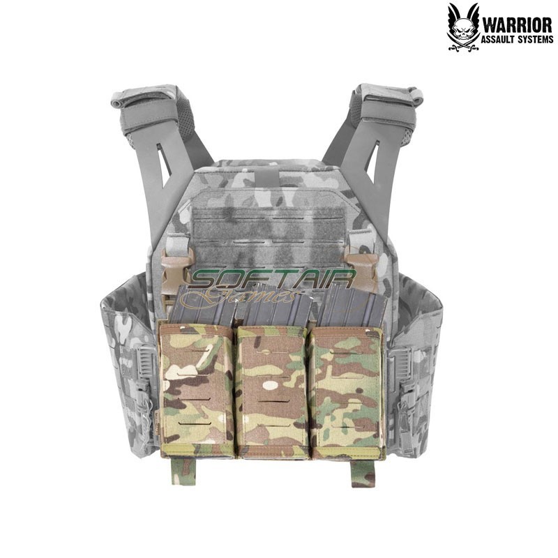 Laser cut pannello detachable tripla Snap Mag 5.56 MULTICAM® Warrior Assault Systems (w-lc-dfp-tsmp-mc)