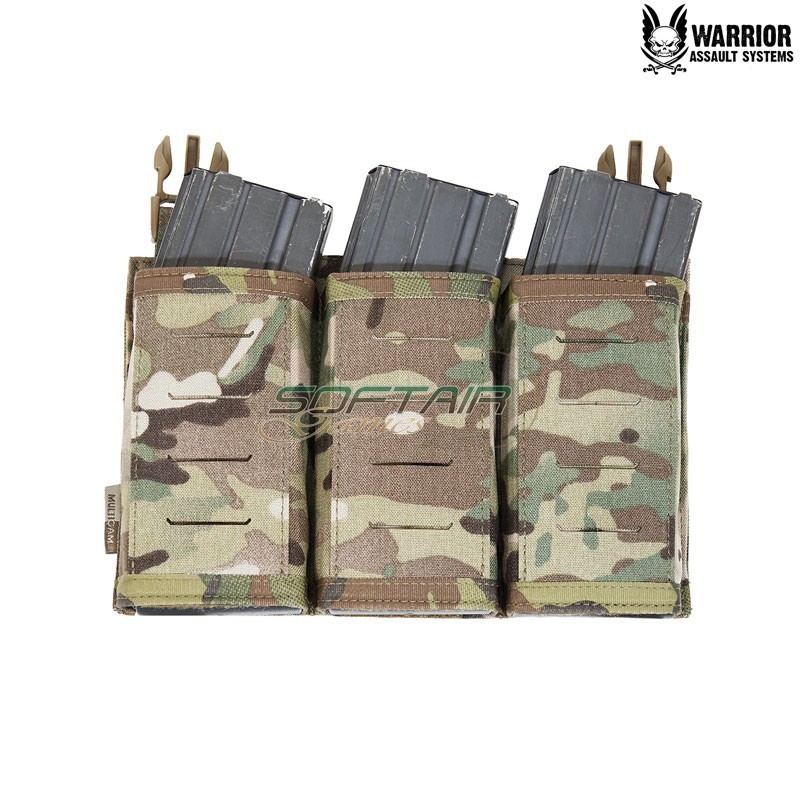 Laser cut pannello detachable tripla Snap Mag 5.56 MULTICAM® Warrior Assault Systems (w-lc-dfp-tsmp-mc)