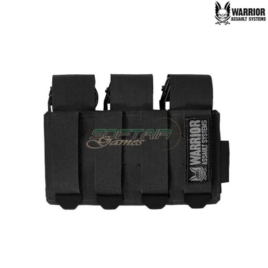 Laser cut tasca triple 40mm Flash Bang BLACK Warrior Assault Systems (w-lc-t40-fbp-blk)