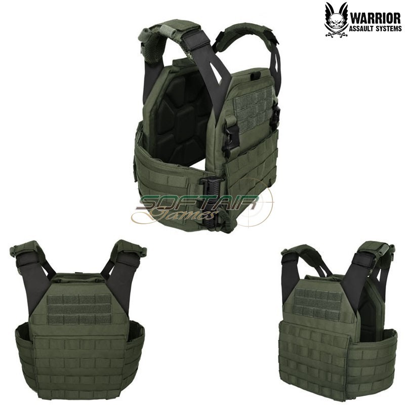 Lpc Low Profile Carrier V1 Solid Sides OLIVE DRAB Warrior Assault Systems (w-eo-lpc-v1-od)