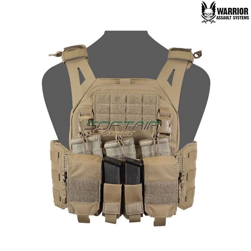 LPC Low Profile Carrier V1 Solid Sides DFP MK1 COYOTE TAN Warrior Assault Systems (w-eo-lpc-v1-dfp-mk1-ct)