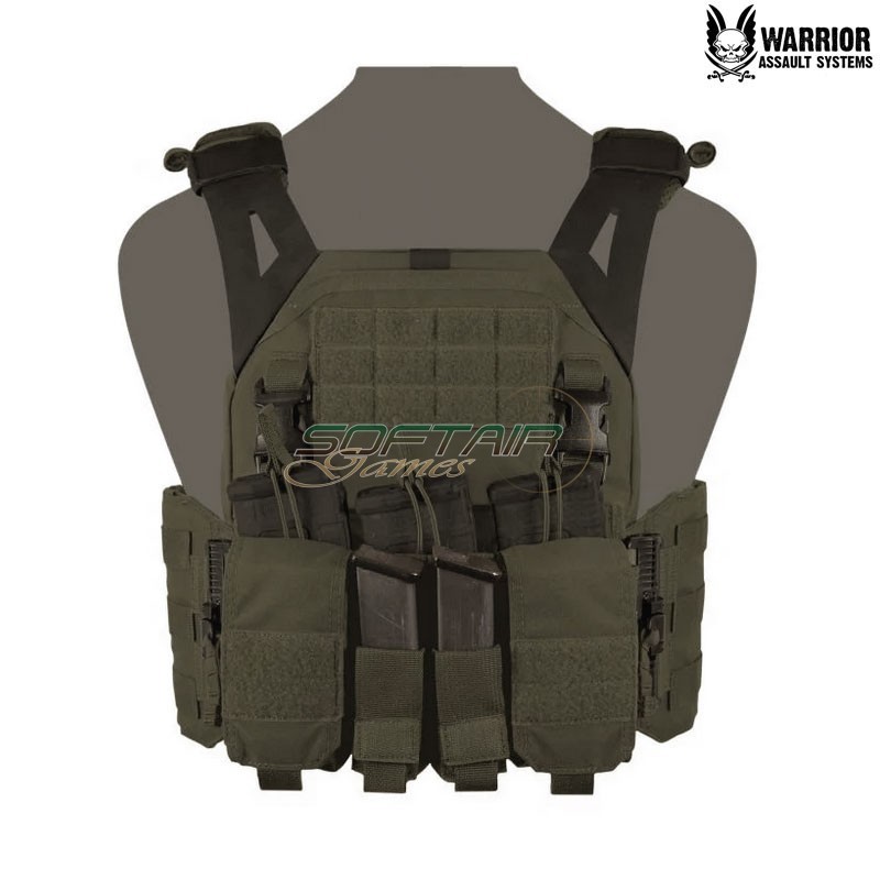 LPC Low Profile Carrier V1 Solid Sides DFP MK1 RANGER GREEN Warrior Assault Systems (w-eo-lpc-v1-dfp-mk1-rg)
