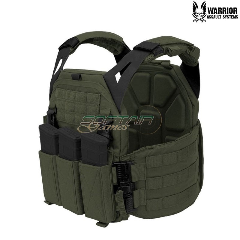 LPC Low Profile Carrier V1 Solid Sides DFP TEMP 5.56 OLIVE DRAB Warrior Assault Systems (w-eo-lpc-v1-dfp-temp-od)