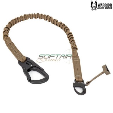 Tango Personal Retention Lanyard con Moschettone COYOTE TAN Warrior Assault Systems (w-eo-prl-tango-shk-ct)