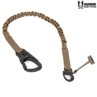 Tango Personal Retention Lanyard con Moschettone COYOTE TAN Warrior Assault Systems (w-eo-prl-tango-shk-ct)