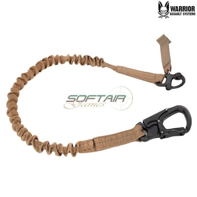 Tango Personal Retention Lanyard con Moschettone COYOTE TAN Warrior Assault Systems (w-eo-prl-tango-shk-ct)