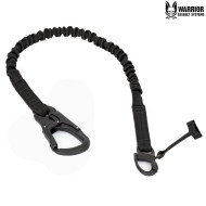 Tango Personal Retention Lanyard con Moschettone BLACK Warrior Assault Systems (w-eo-prl-tango-shk-blk)