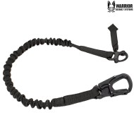 Tango Personal Retention Lanyard with Snap Shackle BLACK Warrior Assault Systems (w-eo-prl-tango-shk-blk)