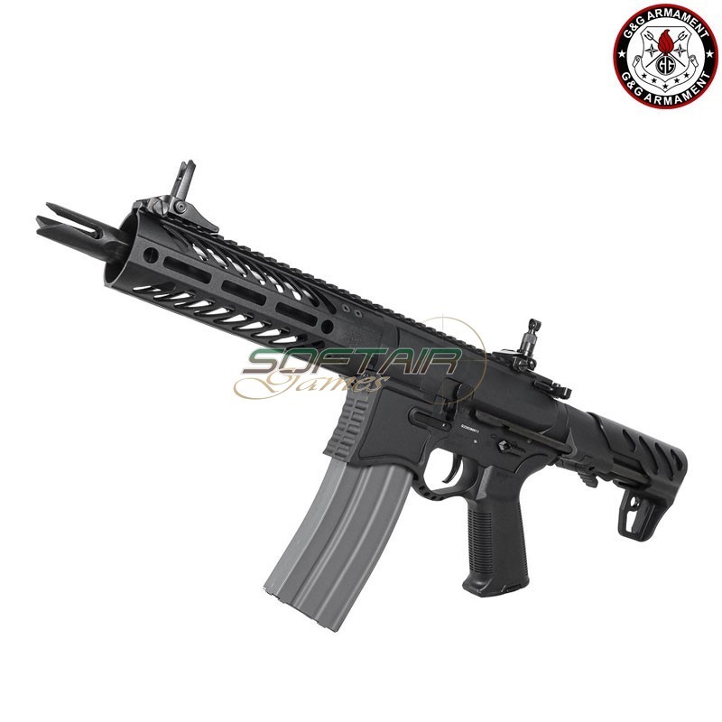 AEG Electric Rifle SBR8 7" EMG Seekins Precision BLACK G&G (gg-sbr8emg-7)