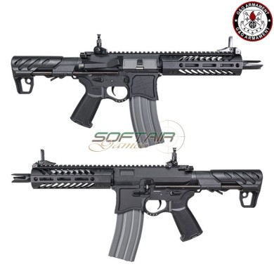 AEG Electric Rifle SBR8 7" EMG Seekins Precision BLACK G&G (gg-sbr8emg-7)