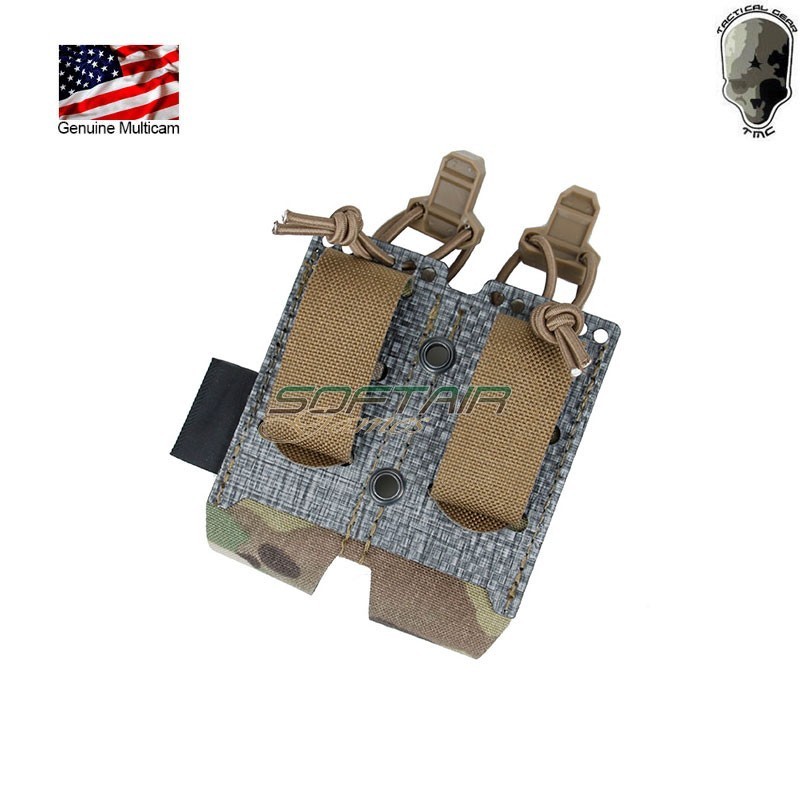 Double bungee pistol pouch FCV style MULTICAM® Genuine USA Tmc (tmc3705-mc)