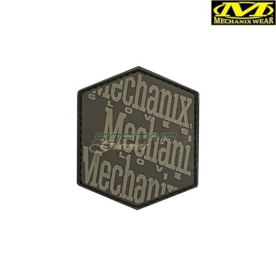 Patch PVC Logo MECHANIX COYOTE BROWN Mechanix (mx-patch-cb)