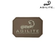 Patch PVC logo AGILITE COYOTE TAN Agilite (8122CYT1SZ) Patch PVC logo AGILITE COYOTE TAN Agilite (8122CYT1SZ)