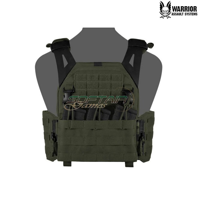 LPC Low Profile Carrier V1 Solid Sides DFP TMOP 5.56 OLIVE DRAB Warrior Assault Systems (w-eo-lpc-v1-dfp-tmop-od)