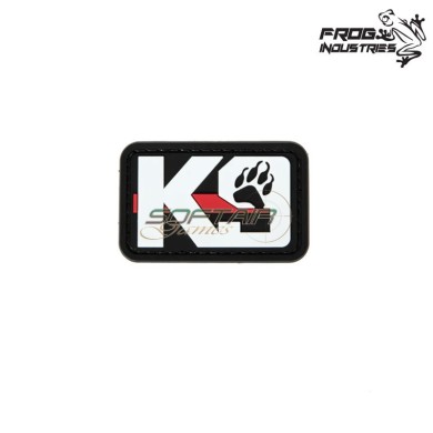 Patch 3D PVC K9 Red line Frog Industries® (fi-035505)
