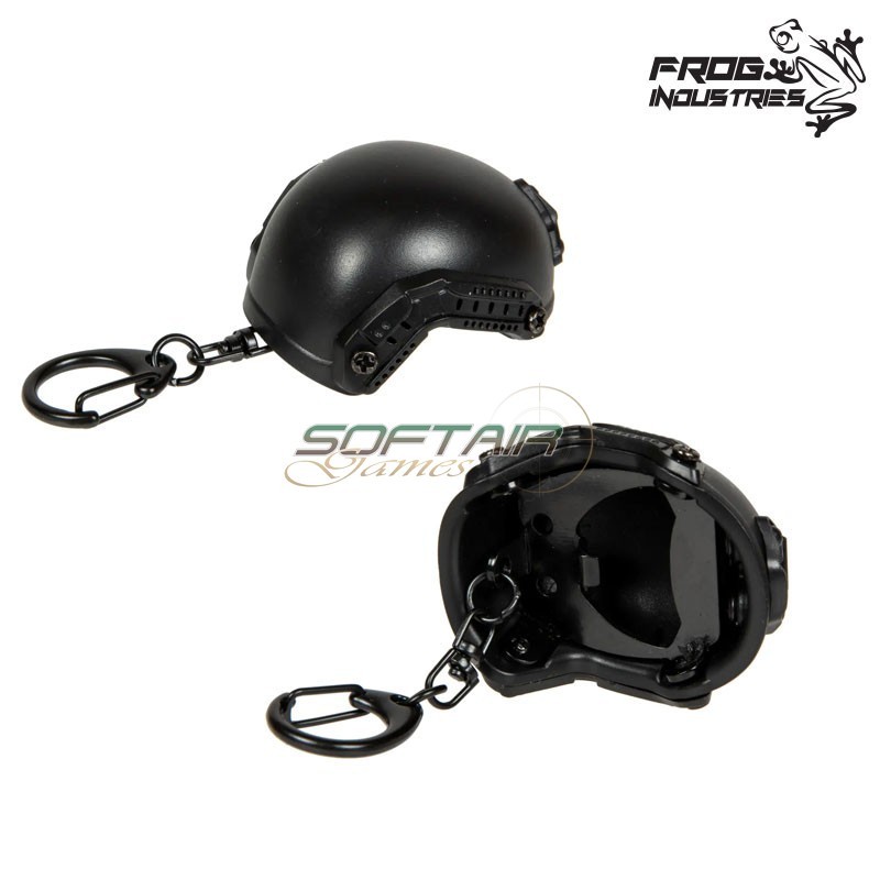 Keychain & Bottle opener Helmet Fast BLACK Frog Industries® (fi-036486)