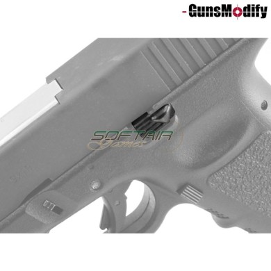 Extended Slide Stop BLACK for Marui Glock 17 GunsModify (gm0018-bk)