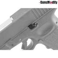 Extended Slide Stop BLACK for Marui Glock 17 GunsModify (gm0018-bk)
