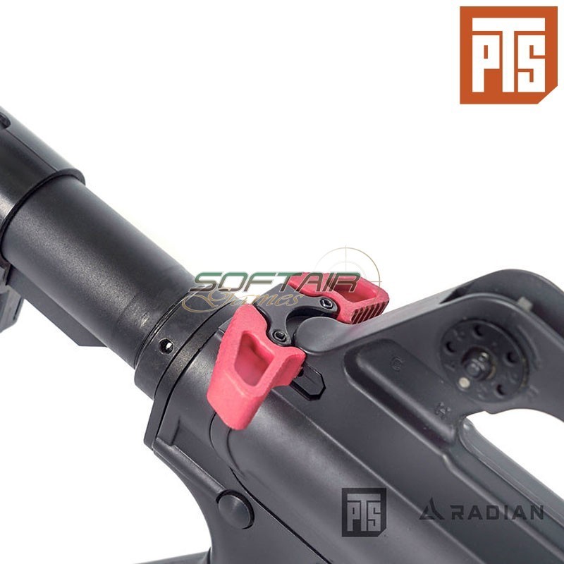 Radian Raptor-LT AEG/ERG Charging Handle RED Pts® (pts-rd014490343)