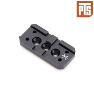 FAST™ LPVO Optics Mount Set BLACK Pts® (pts-ut201490307)