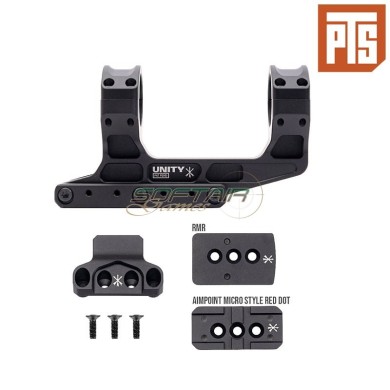 FAST™ LPVO Optics Mount Set BLACK Pts® (pts-ut201490307)