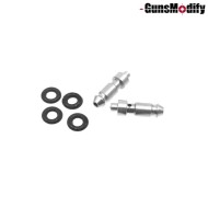 2-Mod (Leak/Seal) Nucleo di ingresso Acciaio inossidabile rinforzato per TM GBB (2pz) GunsModify (gm0395)