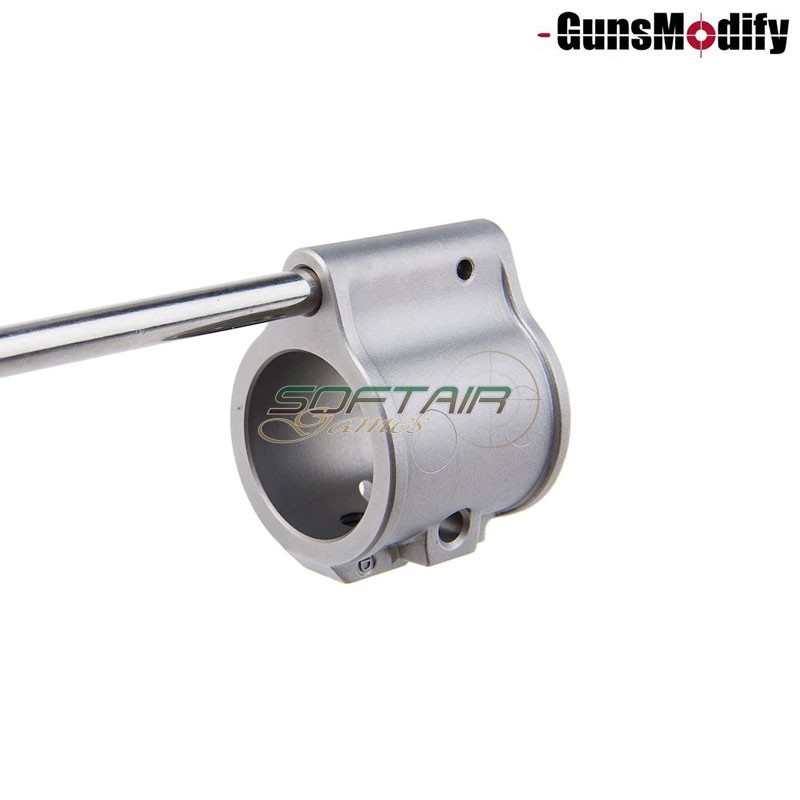 Gas Block Set SILVER for MWS M4 GBB GunsModify (gm0490)