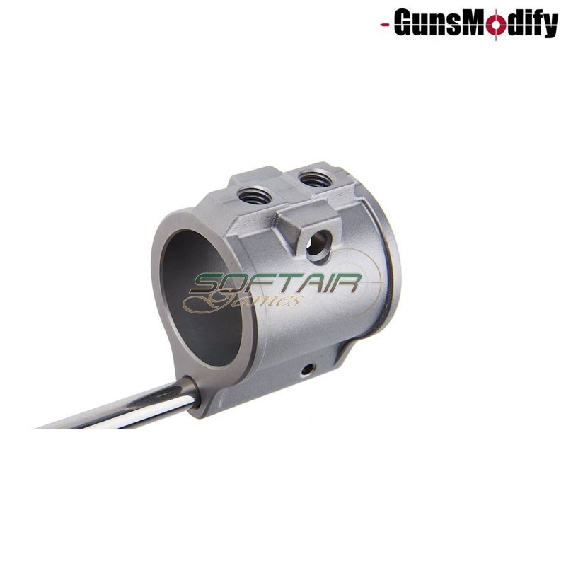 Gas Block Set SILVER per MWS M4 GBB GunsModify (gm0490)