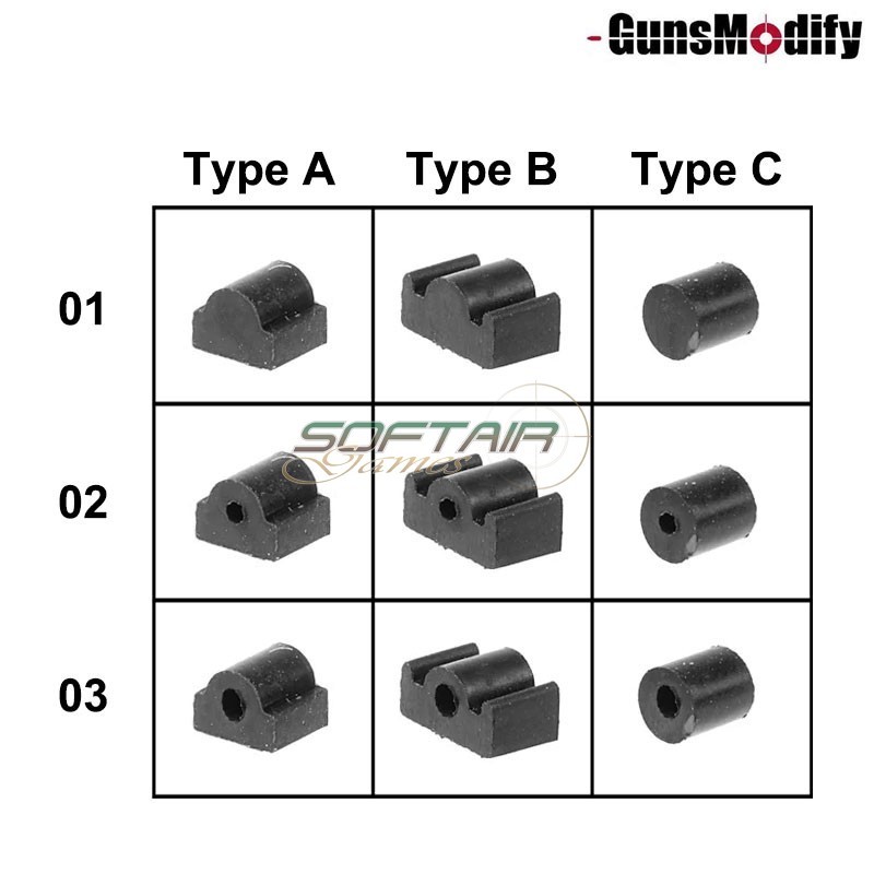 Set of 18pcs Hop-Up Nub 9 Parameters for MWS M4 GBB GunsModify (gm0492) Set of 18pcs Hop-Up Nub 9 Parameters for MWS M4 GBB GunsModify (gm0492)