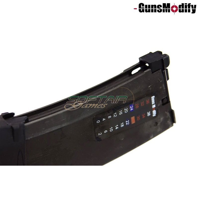Gas Magazine BLACK 35bb EVO for MWS M4 GBB GunsModify (gm0502-bk)