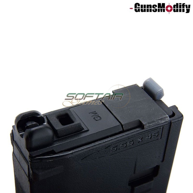 Caricatore a Gas 35bb EVO per MWS M4 GBB GunsModify (gm0502-bk)
