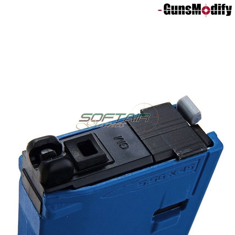 Gas Magazine NATO BLUE 35bb EVO for MWS M4 GBB GunsModify (gm0502-nb)